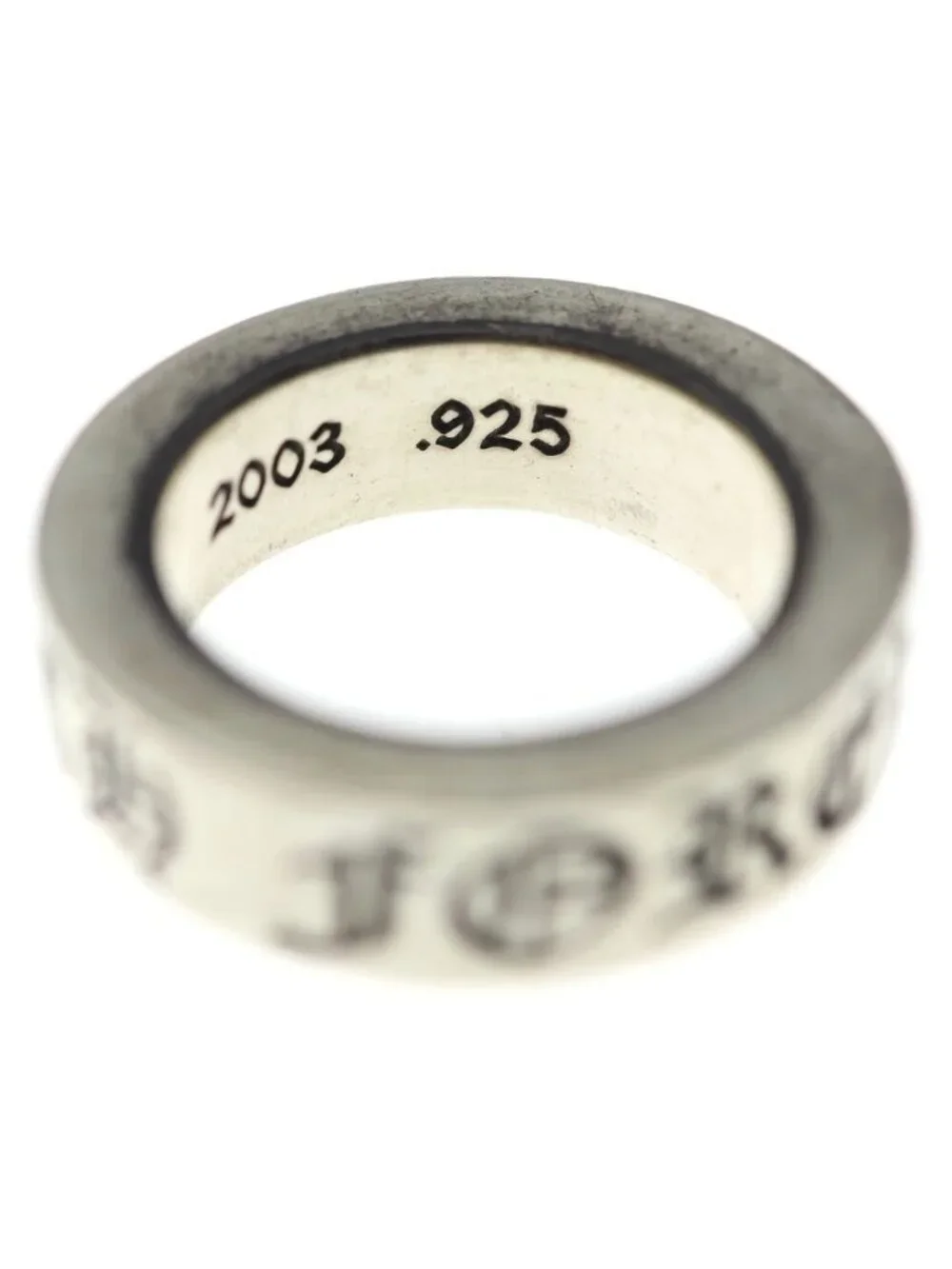 Chrome Hearts Spacer Forever Ring Silver